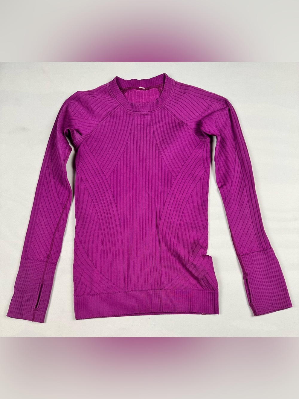 Lululemon Rest Less Long Sleeve Stretch Pullover Pink/Purple Women’s 4